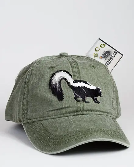 A hat with an animal on it and a dollar bill