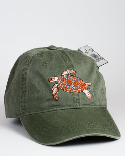 Green Sea Turtle Cap - ECO Wear & Publishing, Inc.