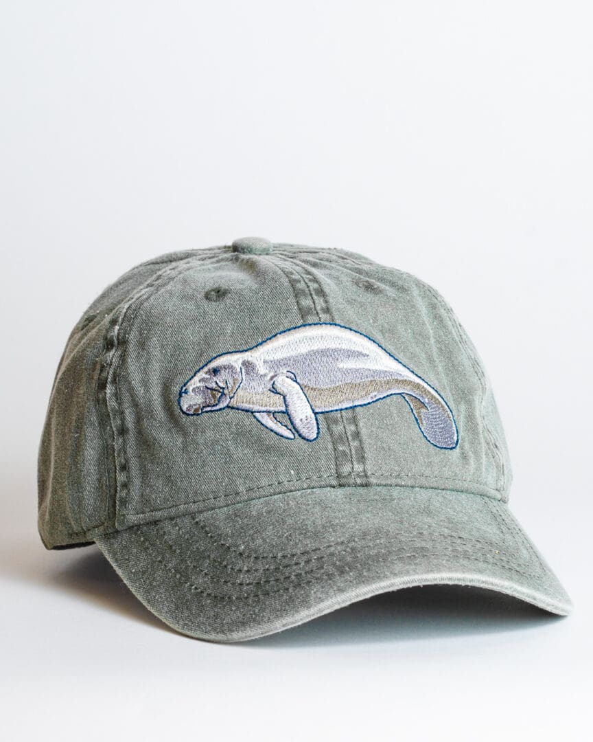 A hat with an animal on it