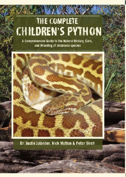 A book cover with a snake on it