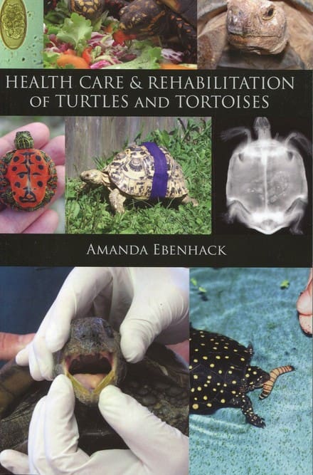 A book cover with photos of different types of turtles.
