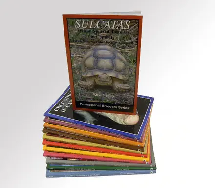 A stack of books with a turtle on the cover.