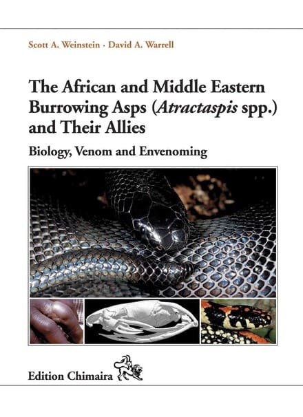 A book cover with an image of a snake.