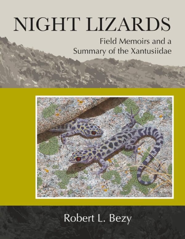 A book cover with two lizards on it.
