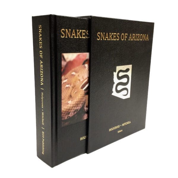 A book with the cover of snakes of arizona.
