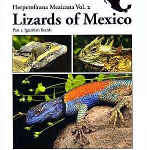 A book cover with three different types of lizards.