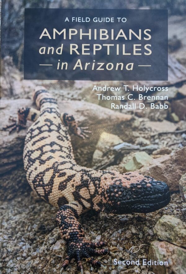 A book cover with an image of a lizard.