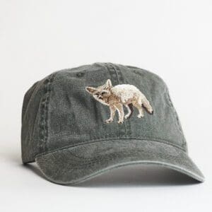 A hat with an animal on it