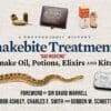 A book cover with snake and snake oil.